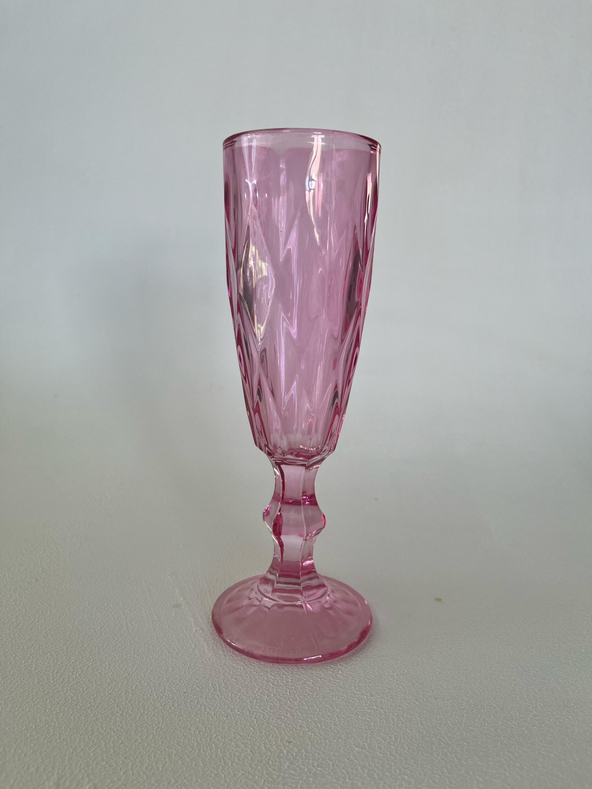 Pink Crystal Flute – Elegant and Stylish