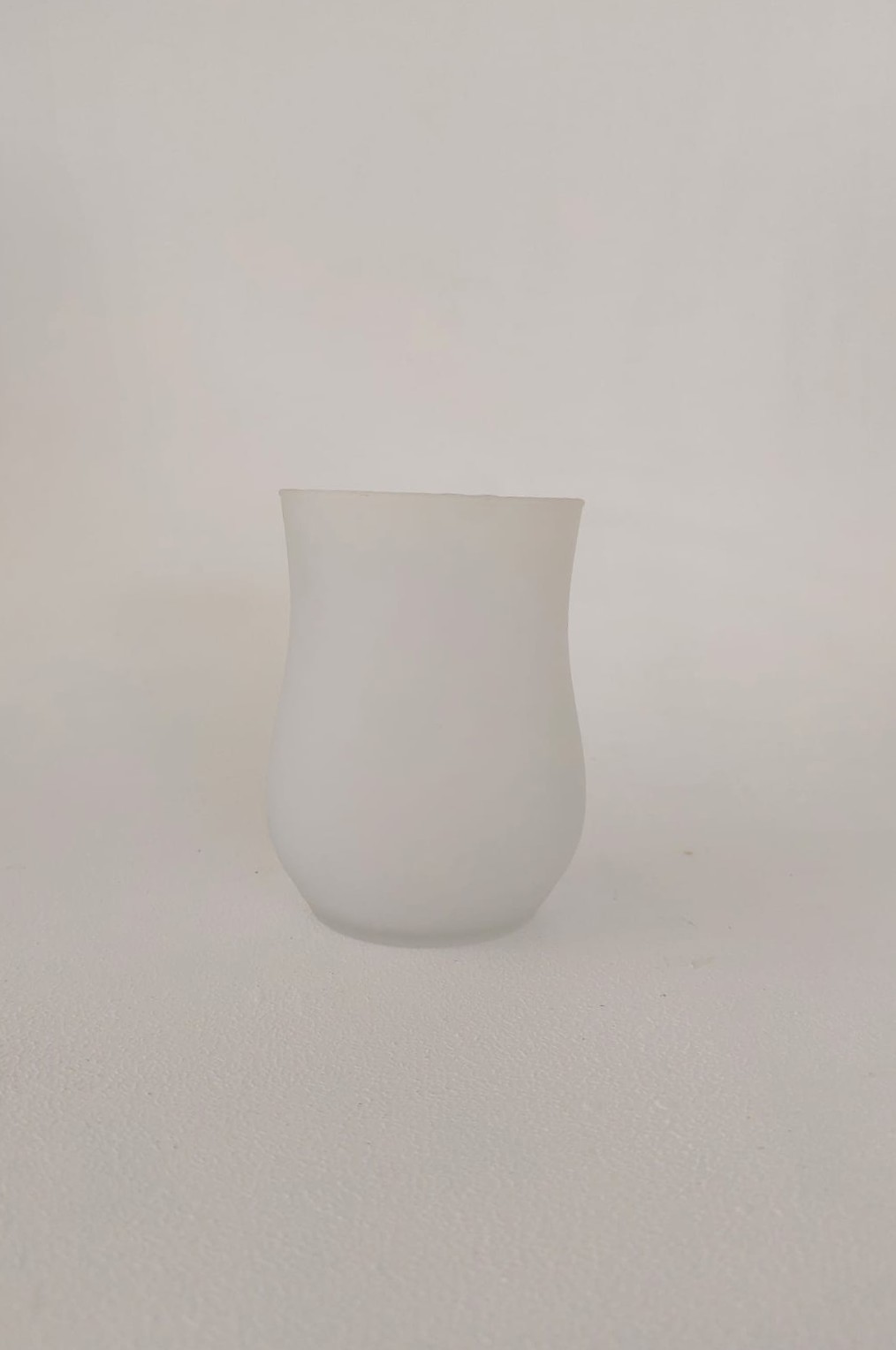 White tulip vase